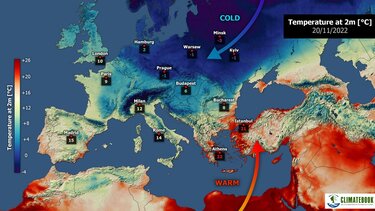 Μεγάλες οι θερμοκρασιακές διαφορές στην Ευρώπη: Παρατεταμένο καλοκαίρι στην Ελλάδα