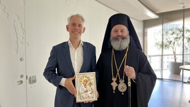 Συνάντηση του Αρχιεπισκόπου Αυστραλίας με τον Ομοσπονδιακό Υπουργό Μετανάστευσης 