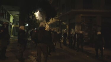 Επεισόδια στα Εξάρχεια μετά την πορεία για τον Γρηγορόπουλο