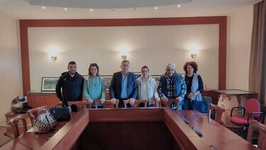 Με τον Εμποροβιοτεχνικό Σύλλογο Θραψανού, ο Μανώλης Φραγκάκης