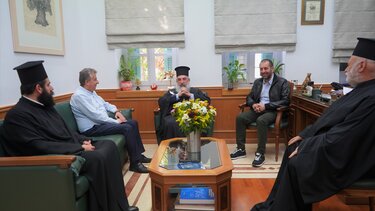 Στον Περιφερειάρχη ο Αρχιεπίσκοπος Κρήτης