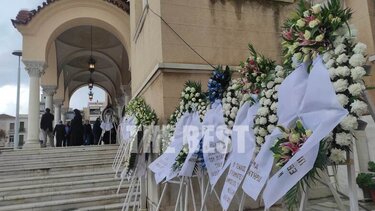 Σε κλίμα οδύνης η κηδεία του Παναγιώτη Τζένου