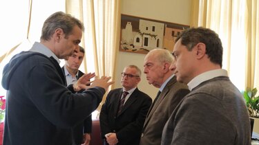 Δυο μείζονα θέματα του Ηρακλείου έθεσε ο Δήμαρχος στον Πρωθυπουργό