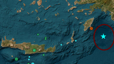 Σεισμός 5,9 Ρίχτερ στη Λίνδο - Έγινε αισθητός και στην Κρήτη!