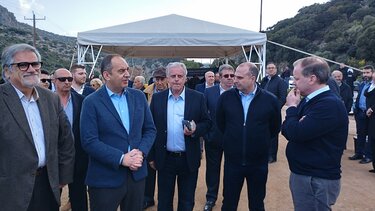 Α. Ζερβός: "Ευελπιστούμε να προχωρήσει ο ΒΟΑΚ μέχρι τη Σητεία και το Βάι"