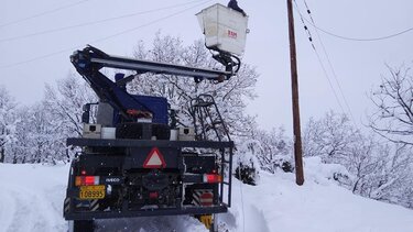 ΔΕΔΔΗΕ: Έχει αποκατασταθεί σχεδόν το σύνολο των βλαβών στο Δίκτυο