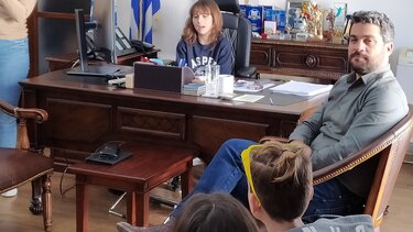 Επίσκεψη μαθητών στο δημαρχείο Χανίων