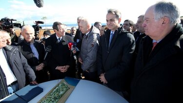 Στο Μάτι όπου κατασκευάζεται πάρκο μνήμης, δωρεά της Κυπριακής Δημοκρατίας Μητσοτάκης και Αναστασιάδης