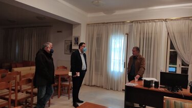 Περιοδεία κλιμακίου του ΚΚΕ στις Αρχάνες