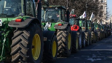 Πάνω από 2.500 τρακτέρ στις Βρυξέλλες