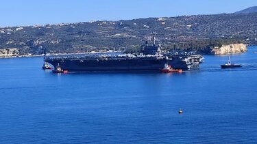 Σε νοσοκομείο Χανίων και ιδιωτική κλινική δύο γυναίκες μέλη πληρώματος του αεροπλανοφόρου