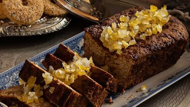 Γλυκό ψωμί (pan dolce) με φρουί γκλασέ λεμόνι