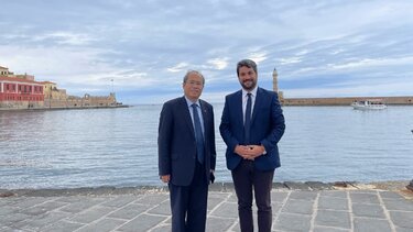 Επαφές στην Κρήτη του πρέσβη της Κίνας