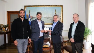 Συνάντηση Σημανδηράκη με τον Πρύτανη του Πολυτεχνείου Κρήτης