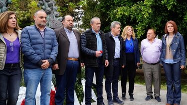 Μαζί με τους άλλους υποψηφίους του ΣΥΡΙΖΑ στις πρωτομαγιάτικες εκδηλώσεις ο Γ. Μανουράς