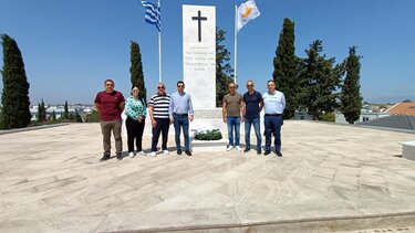 Στην Κύπρο, ο Γ.Πικράκης, εκπροσωπώντας την Αθλητική Ένωση Αστυνομικών 