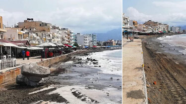 Σε ένα μήνα ... παραλία 25 μέτρων, στην Ιεράπετρα