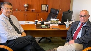 Στο αεροδρόμιο και στην Ιατρική Σχολή ο Γρηγόρης Πασπάτης