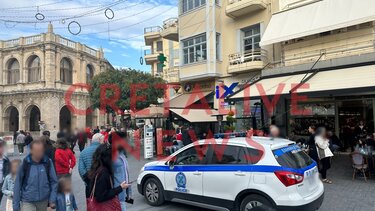 Καυγάς με σπασμένα μπουκάλια στην "καρδιά" του Ηρακλείου