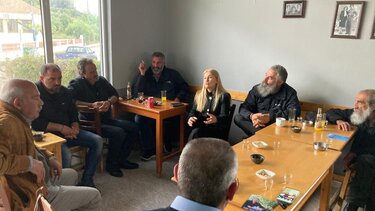 Σε χωριά των Κεραμειών η Σέβη Βολουδάκη