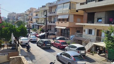 Λάδια σε κεντρικό δρόμο του Ηρακλείου - Ατύχημα με δίκυκλο