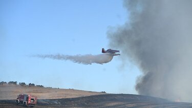 Καλύτερη η εικόνα στις εστίες φωτιάς στη Μαγνησία