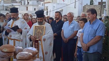 Στον Ι.Ν. Προφήτη Ηλία στην Γέργερη, ο Μιχάλης Κοκολάκης