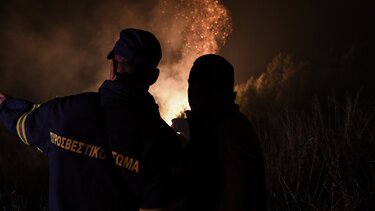 Πυρκαγιές:	Δύσκολη νύχτα στη Ρόδο, σε επιφυλακή για τις αναζωπυρώσεις σε Δυτική Αττική και Λακωνία 