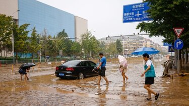 Τουλάχιστον εννέα νεκροί και έξι αγνοούμενοι στην επαρχία Χεμπέι λόγω των καταρρακτωδών βροχών