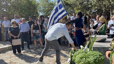 Στις τελετές μνήμης σε Δαμάστα και Μάραθος, ο Δημήτρης Πιτσικάκης