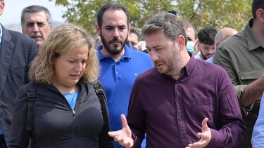 Στις πληγείσες περιοχές της Θεσσαλίας ο Ν. Ανδρουλάκης με την ευρωομάδα των Σοσιαλιστών