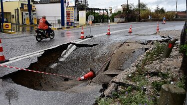 Τεράστιες οι ζημιές στις υποδομές της Θεσσαλίας και της Φθιώτιδας από την κακοκαιρία "Daniel"