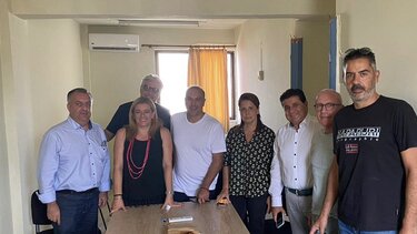 Με τους εμπόρους της Λ. Καλοκαιρινού η Μαρία Καναβάκη