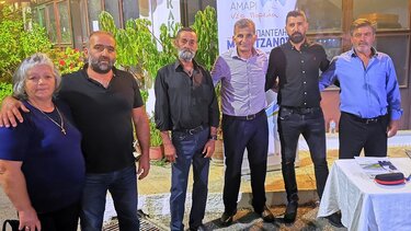 Περιοδεία του Παντελή Μουρτζανού σε χωριά της Αμπαδιάς