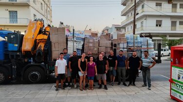 Πρώτη αποστολή βοήθειας των πρωτοβάθμιων σωματείων & φορέων Ν. Χανίων στους πλημμυροπαθείς