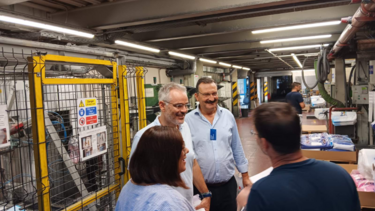 Περιοδεία της "Λαϊκής Συσπείρωσης" στα Πλαστικά Κρήτης, στο Ηράκλειο