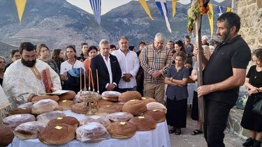 Στον Τίμιο Σταυρό στη Σανίδα αντιπροσωπεία του Δήμου Φαιστού