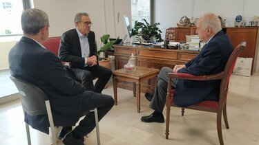 Συνάντηση του Δημάρχου Ηρακλείου με τον Πρέσβη της Σουηδίας στην Ελλάδα