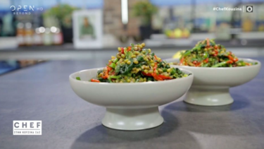 Συνταγή για ζεστή σαλάτα με ροβίτσα