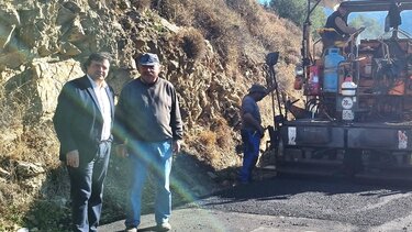 Αυτοψία Συριγωνάκη στο οδικό έργο Γαζέπι Μύλος-Παναγιά-Έμπαρος-Μάρθα