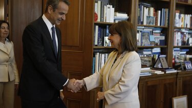 Με την ΠτΔ θα συναντηθεί ο Κ. Μητσοτάκης