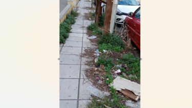 Πεζοδρόμιο εστία μόλυνσης στον Πόρο