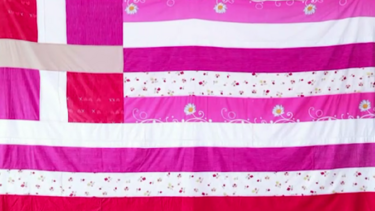 Ροζ ελληνική σημαία: Οι αντιδράσεις και η απάντηση της Γεωργίας Λάλε μετά την απόσυρση του έργου της