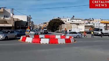 Αλλάζουν οι τρεις κυκλικοί κόμβοι της "συμφοράς" στο Ηράκλειο- Δείτε φωτογραφίες