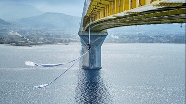 Κλειστό το πορθμείο Ρίου - Αντιρρίου λόγω ισχυρών ανέμων