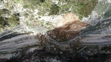 Κατολίσθηση στο Κουρταλιώτικο φαράγγι: Προσοχή στους κτηνοτρόφους 