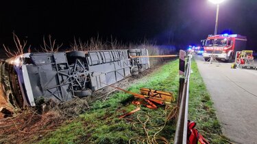 Γερμανία: Ανατροπή πούλμαν με 60 φοιτητές - Τουλάχιστον 20 οι τραυματίες