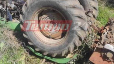 Πάτρα: Άνδρας καταπλακώθηκε από τρακτέρ