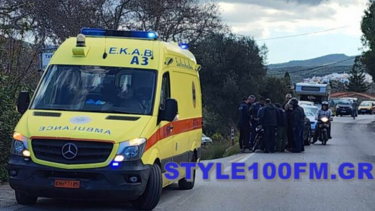 Ένας τραυματίας σε τροχαίο με μηχανή και αυτοκίνητο