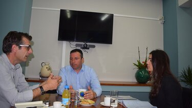 Με εκπροσώπους του Συνδέσμου Ξενοδόχων συναντήθηκε ο δήμαρχος Αγίου Νικολάου